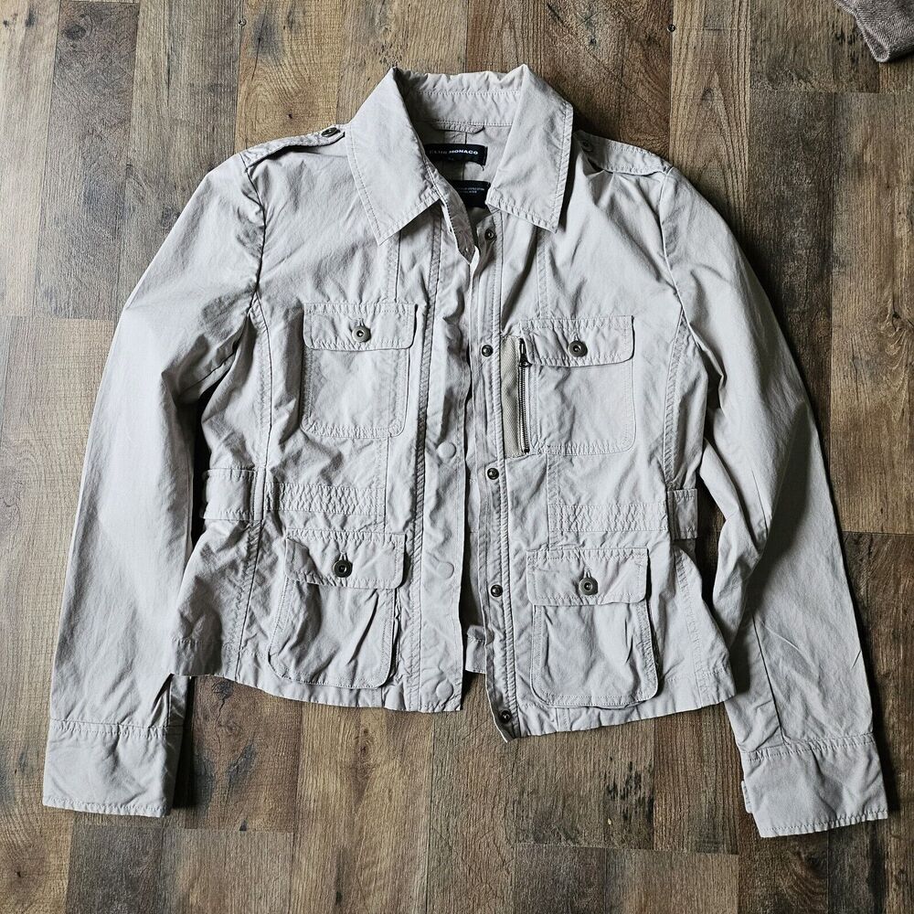 Club Monaco Light Taupe Utility Jacket - Picture 3 of 9